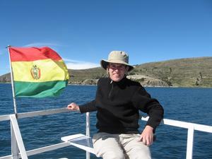 Me on Lake Titicaca