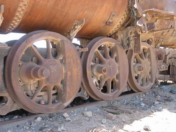 Rusty old wheels