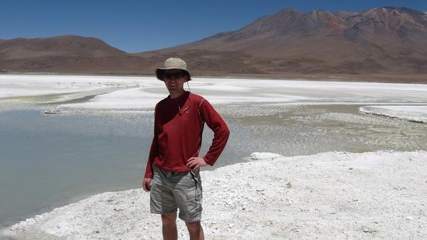 Me at one of the flamingo filled lakes