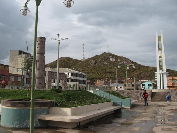 Main plaza of Desaguadero