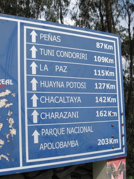 How far is La Paz?