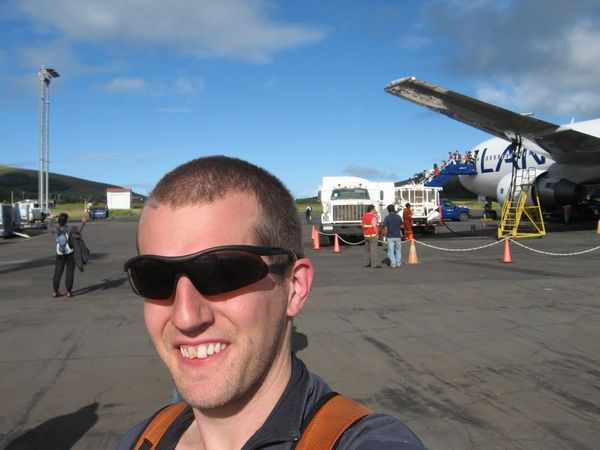 On the ground in Easter Island