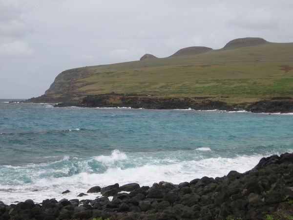 Landscape on Rapa Nui