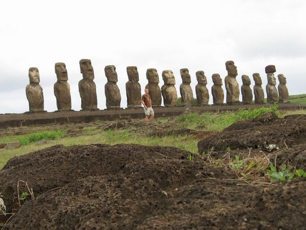 Me and the moai