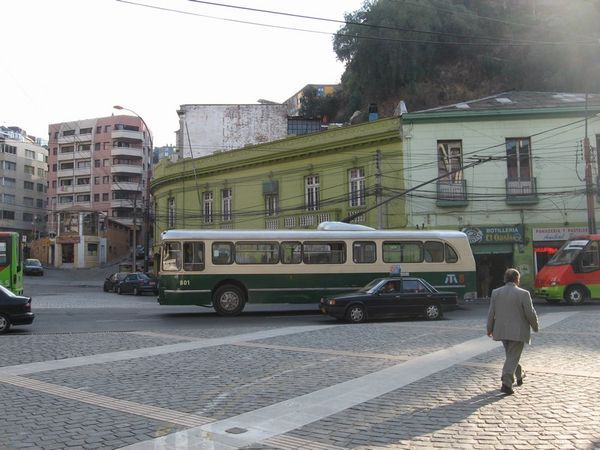 Trolley buses in Valparaiso