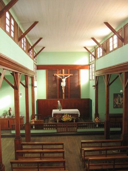 Inside church at Humberstone
