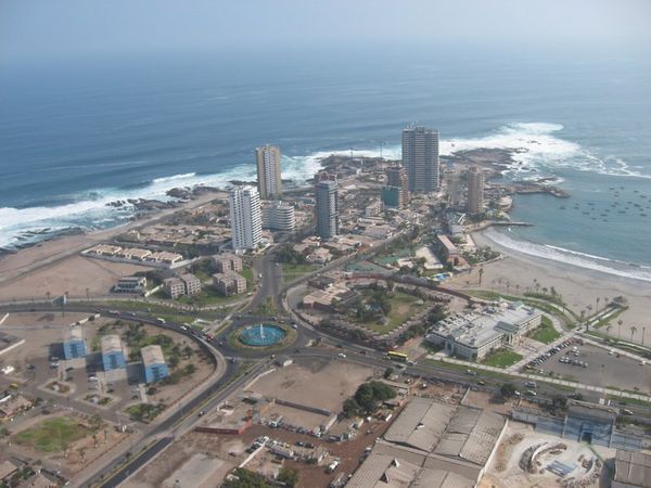 Iquique from the air