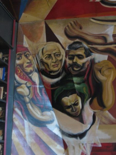 Mural inside Escuela Mexico