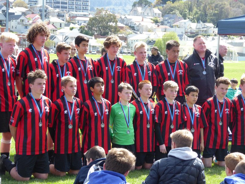 Dunedin Soccer - Team Shot with Medals