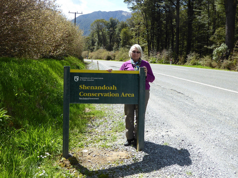 Shenandoah, NZ,  Park Sign