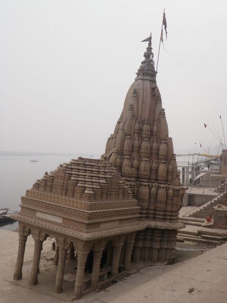 Hindu Temple Sunken by the River