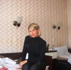 Me in our "lovely" room