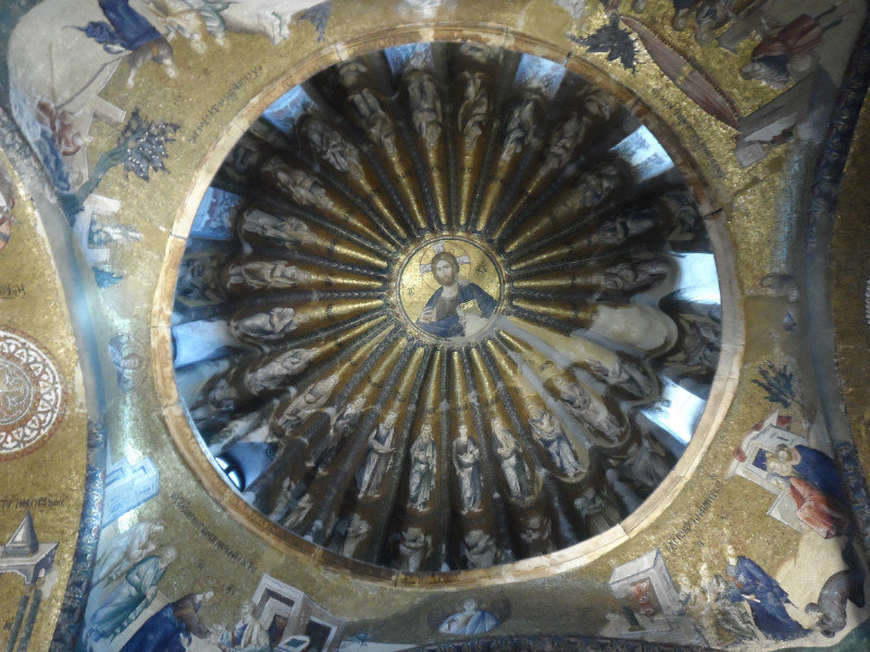 Mosaic in one of the domes