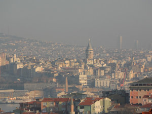 Looking out over Istanbul