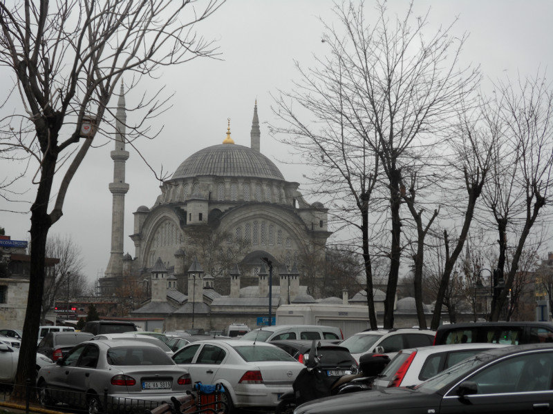 A smaller mosque on the way to the Hagia Sophia
