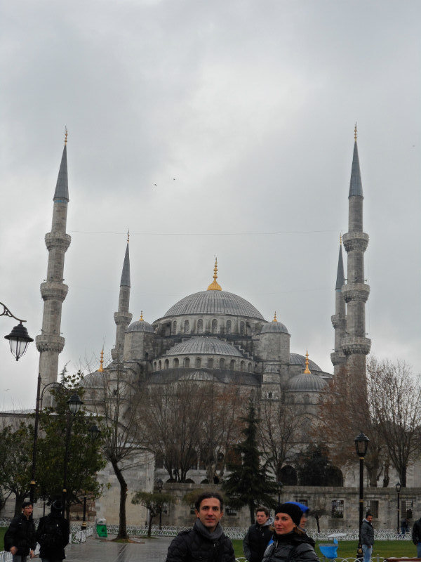 ... and the Blue Mosque just across the way...