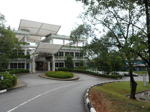 One of the campus entrances