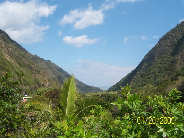 'Iao Valley out to the sea