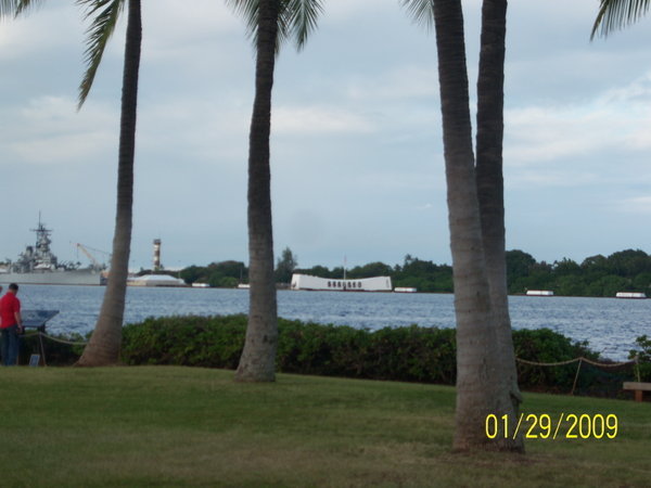 USS Arizona memorial in Pearl Harbor