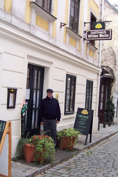 John at Gasthaus Witwe Bolte, Vienna