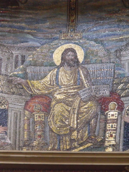 9th Century Mosaic of Christ