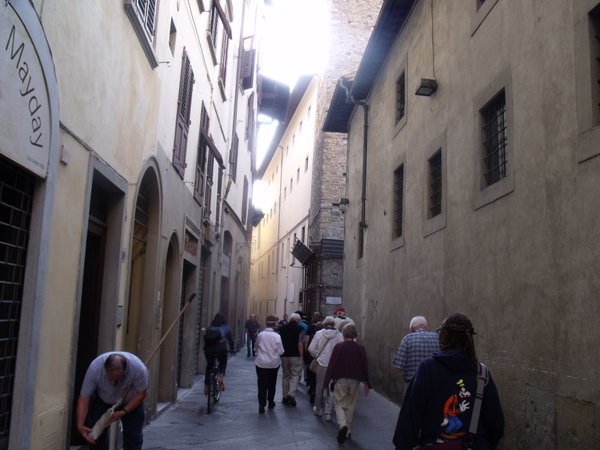 walking down Florence street
