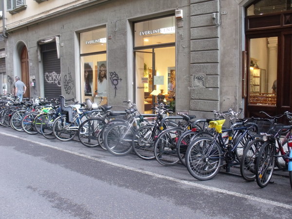 bicycle parking in Florence