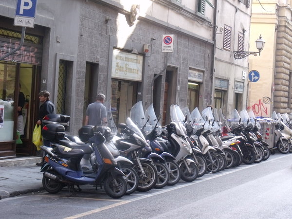 motor scooter parking 
