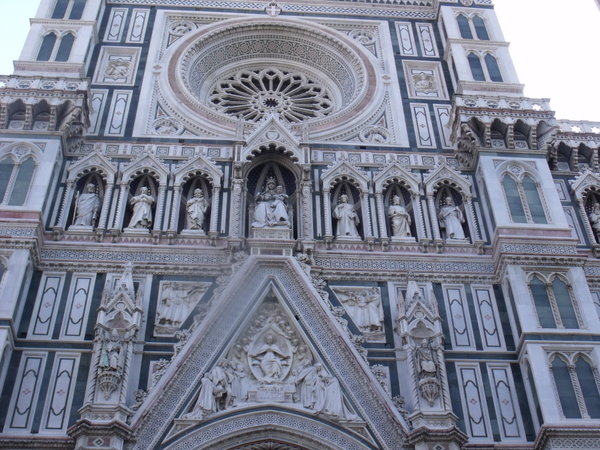 Duomo's upper facade