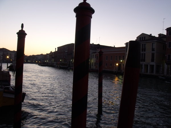 early morning on the Grand Canal