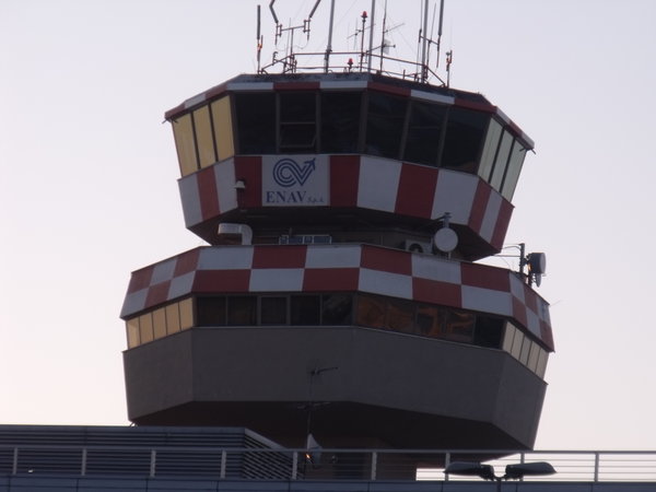 Venice airport control tower