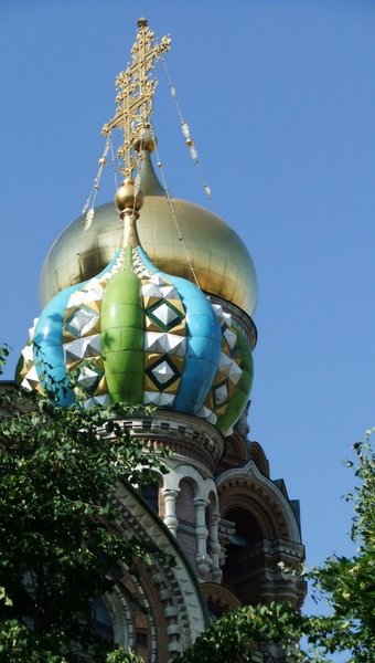two domes close up