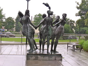 Statues at Univ of Rostock