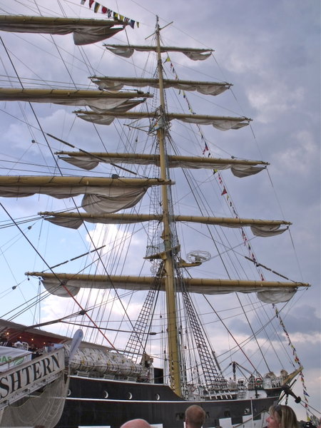 the second  mast