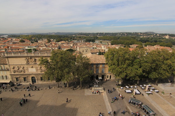 A view from the Palace of Popes