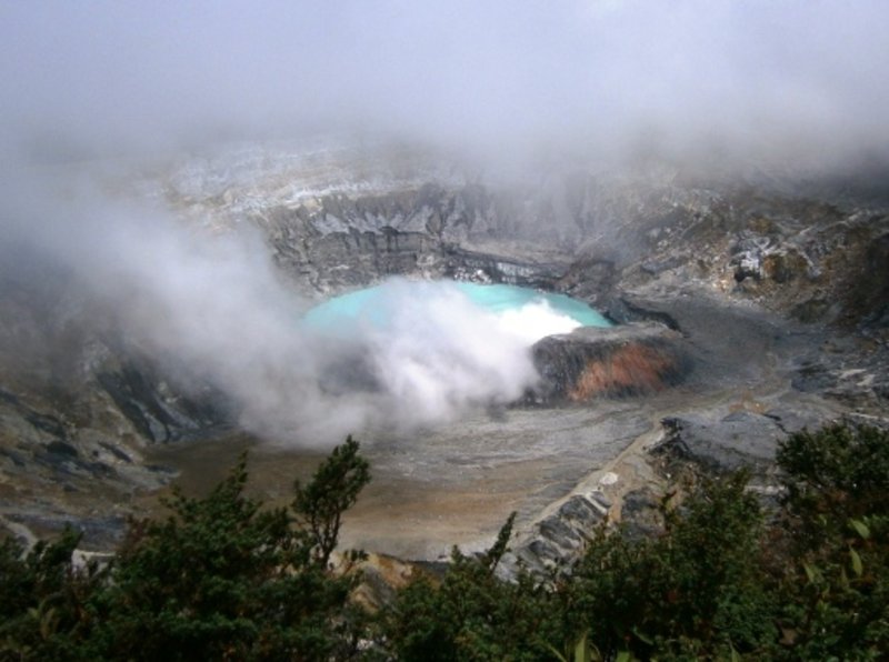 lake in crater