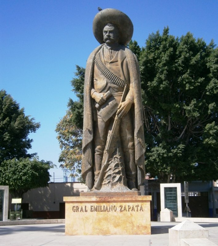 Zapata's memorial in Cuautl