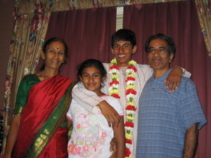 Appa Amma with their niece and nephew