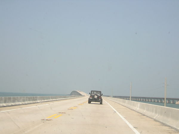 Road leading to the Keys