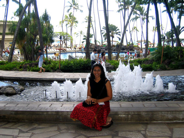At our hotel-Hilton Hawaiian Village