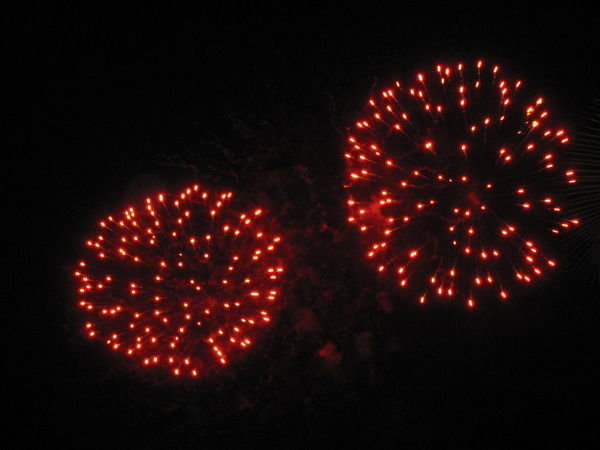 Fireworks at our Hotel