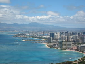 Waikiki Shores and Downtown Honolulu