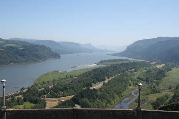 Columbia River from the Crown Vista Point