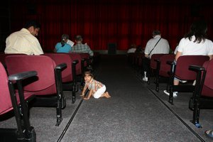 Crawling all over before the movie could start