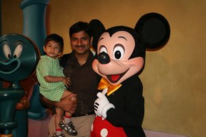 With Mr. Mickey