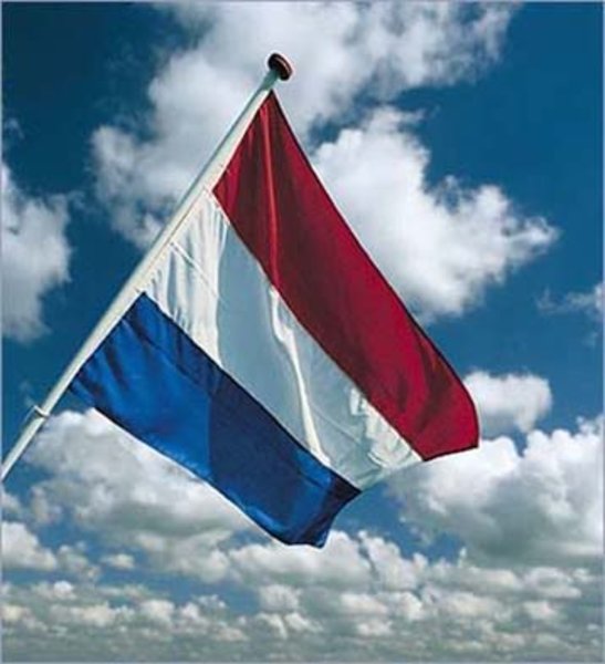 Holland's flag flying high