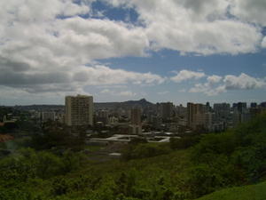 Honolulu from the Punchbowl Crater