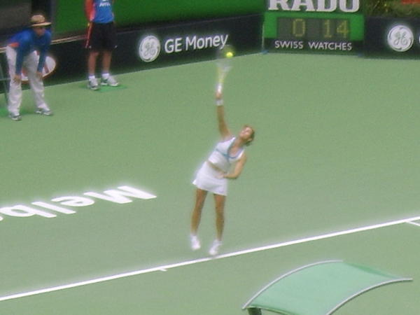 Mauresmo in Action