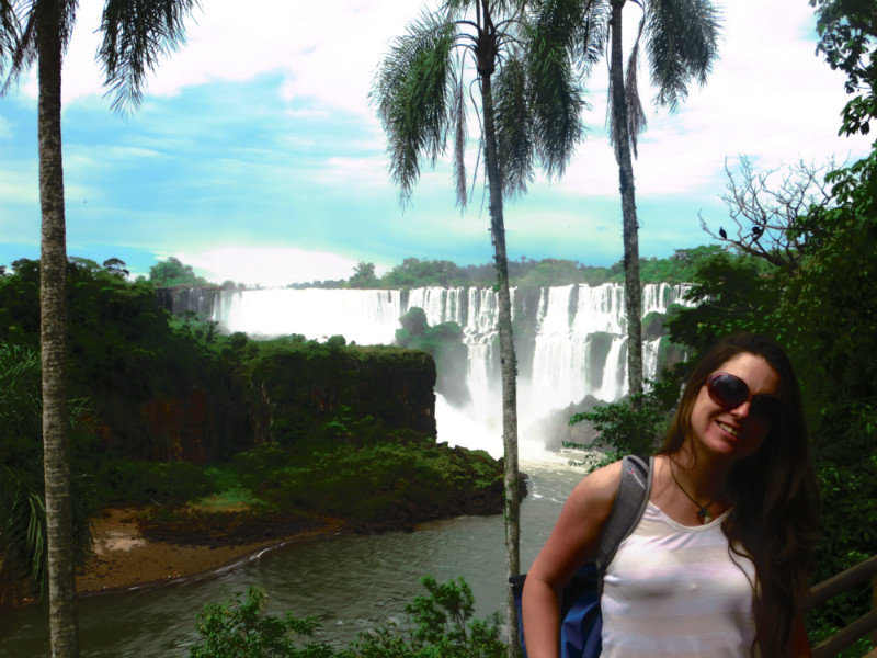 5 Argentina - Me at the falls