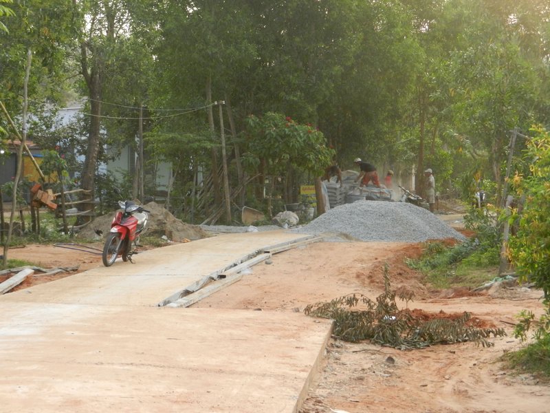 the blocked road